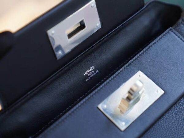 298f9a50b976679 Wholesale God Factory Bags Hermes Mini Kelly 24/24 CK89 Nior Evercolor Leather Silver Hardware