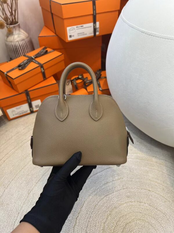 29a3bc7087d887d-1 Hermes Mini Bolide 18 Evercolor D0 Beige De Weimer Silver Hardware