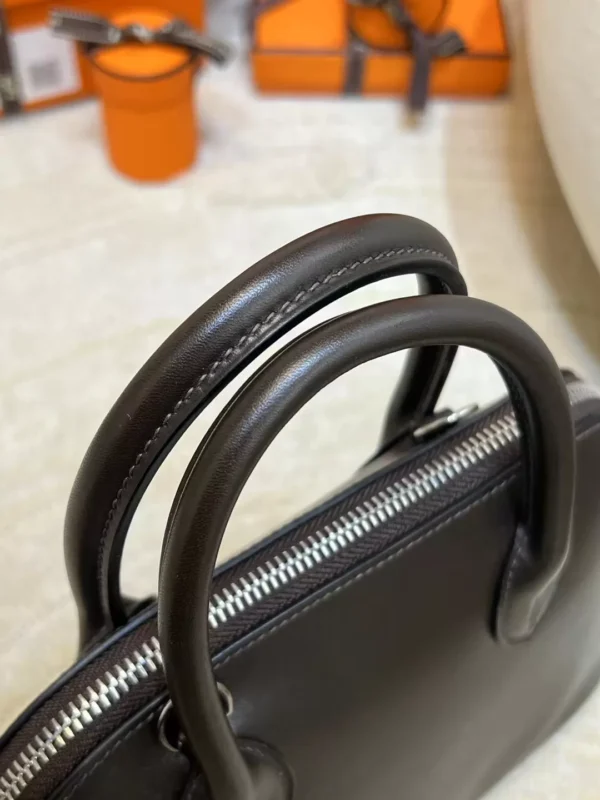 29f8f8bb0e8ad0b-jpg Singapore Kuala Lumpur Hermes Box Leather Bolide 25CM 46 Ebene Silver Hardware