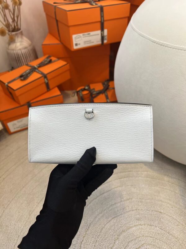 2a1c991e6cc7e63 Qatar Doha Hermes In The Loop Wink Glasses Bag Chevre Blue Sky Silver Hardware