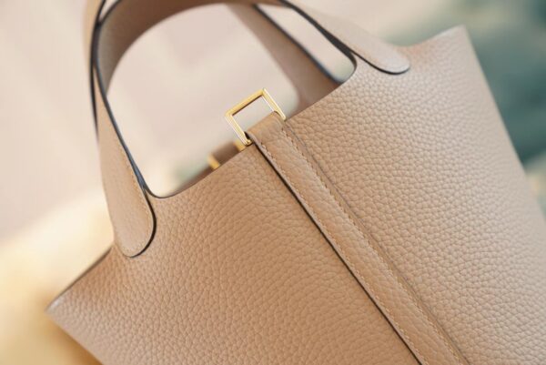 2ad336138e086ce God Factory Bags Hermes Factory S2 Trench Grey Clemence Leather Picotin18CM Gold Hardware