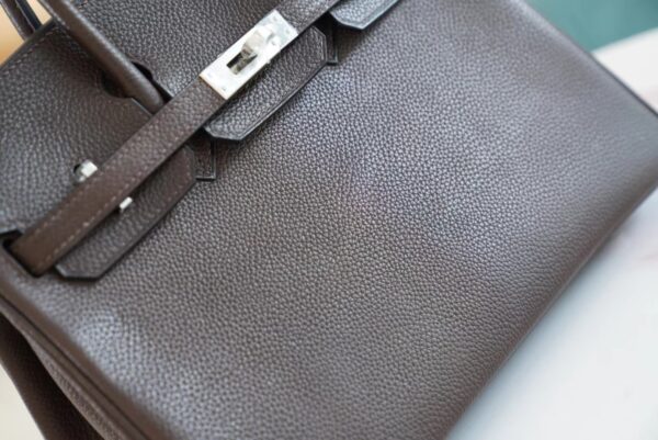 2ca4b2bc3f4de8d Stock God Factory Bags Hermes CC46 Ebene Faubourg Leather Birkin25CM Gold Hardware