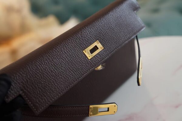 2cffb964e8d4dbf Canada Toronto Hermes Kelly Elan Chevre 0G Rouge Sellier Gold Hardware