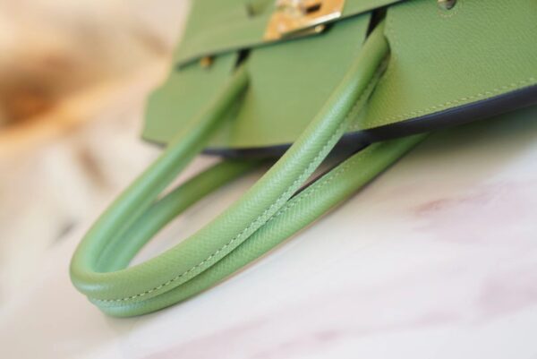 2e3bfdd56688b3b Wholesale Hermes Birkin30CM 3i Vert Criquet Epsom Leather Gold Hardware