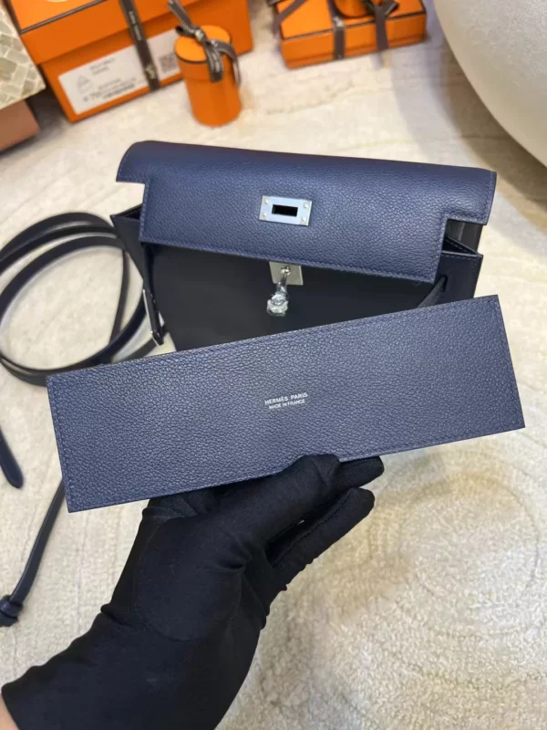 2e49f615038faf9-jpg USA Washington Hermes Kelly Danse 22 Evercolor 2Z Blue Nuit Silver Hardware
