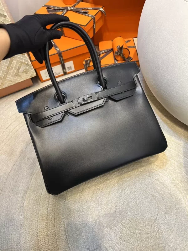 2e8c29a58cfea51-jpg Hermes Birkin 30CM So Black 89 Noir Box Leather Black Hardware