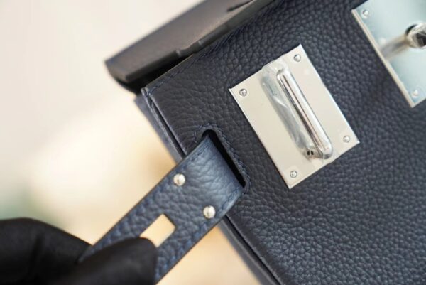 2e9fa85d001750c Sale Hermes 2Z Blue Nuit Togo Leather Hac A Dos Backpack Silver Hardware