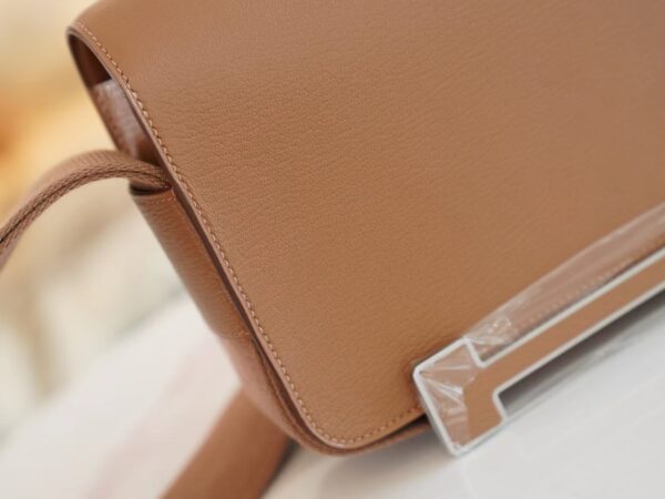 2f349486be11d8e Hermes Factory Geta Bag 20CM Chevre Mysore 2J Quebracho Silver Hardware