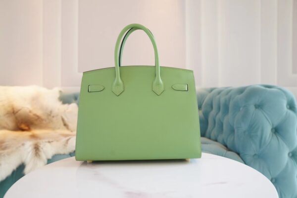 2f41ca0b459cfe1 Wholesale Hermes Birkin30CM 3i Vert Criquet Epsom Leather Gold Hardware