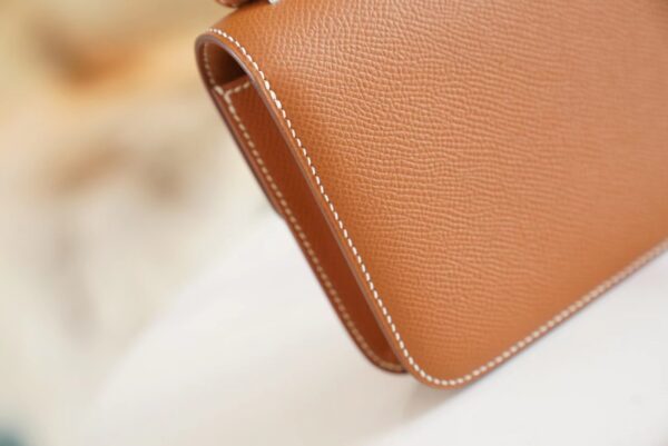 30b7434eda90433 God Factory Bags Hermes Factory Constance14cm CK37 Gold Epsom Leather Silver Hardware