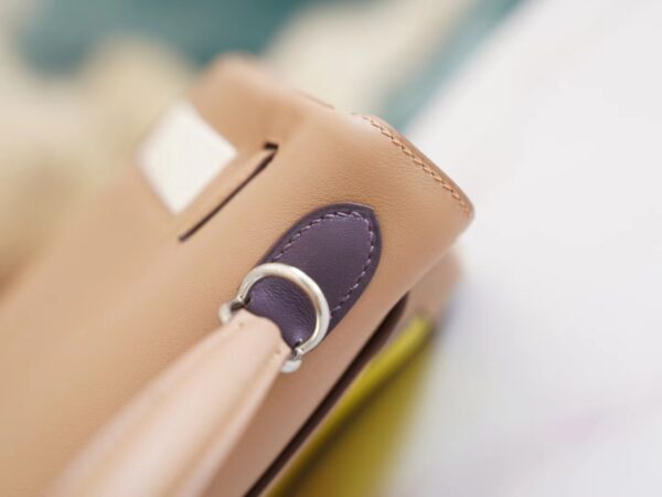 30beb62efb5603f God Factory Bags Hermes Kelly25CM Colormatic Three Colors Swift Leather Silver Hardware