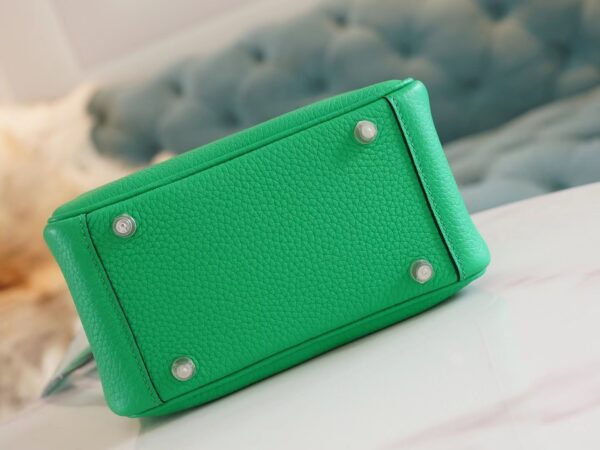 316547a1eb390d9 Fashion Hermes 0Z Vert Comics Mini Lindy 19CM Clemence Gold Hardware