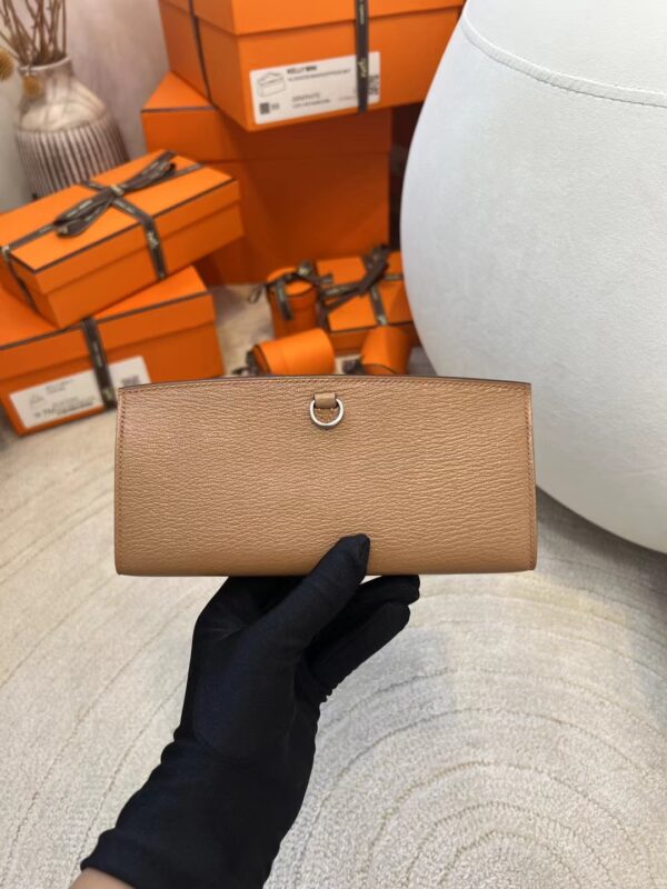 3332f366b94dfca Taiwan Hermes In The Loop Wink Glasses Bag Chevre Leather 2J Quebracho Silver Hardware