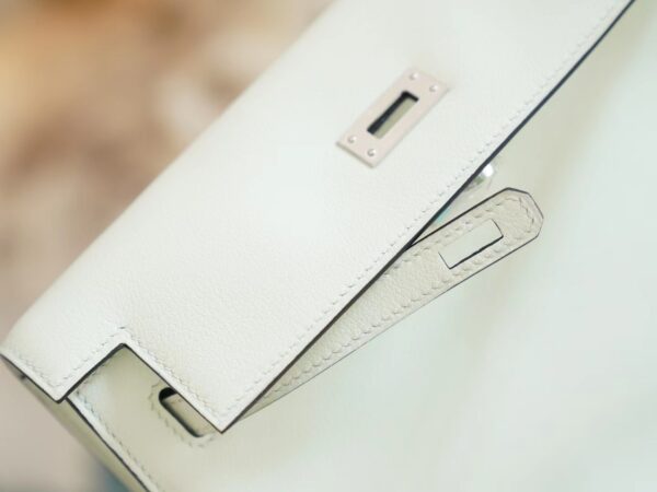 344b767ae05a6fc God Factory Bags Hermes Kelly Danse Bag 0S Vert Fizz Swift Leather Silver Hardware