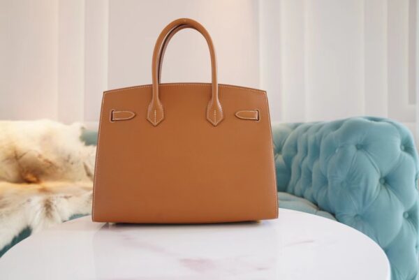 355fa71004384f2 Hand Stitch Hermes Birkin Bag30CM CK37 Gold Epsom Leather Gold Hardware
