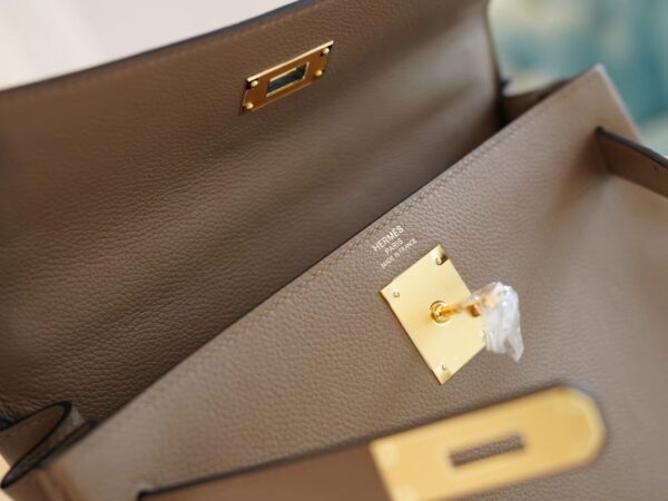 35ca2976cc5e7ca God Factory Bags Hermes Kelly Bag28CM D0 Berge de Weimer Evercolor Leather Gold Hardware