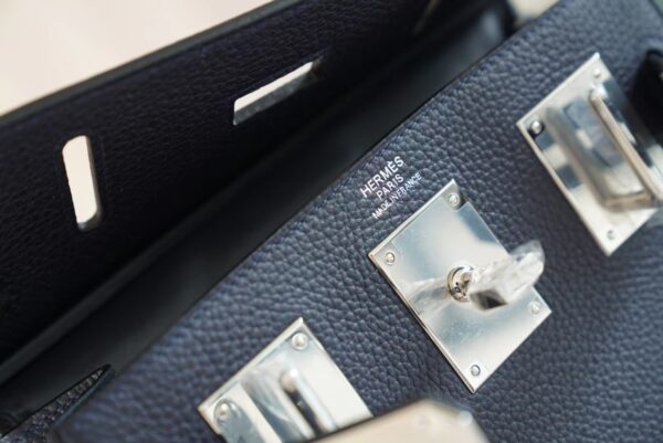 383bdccfe4243df Sale Hermes 2Z Blue Nuit Togo Leather Hac A Dos Backpack Silver Hardware