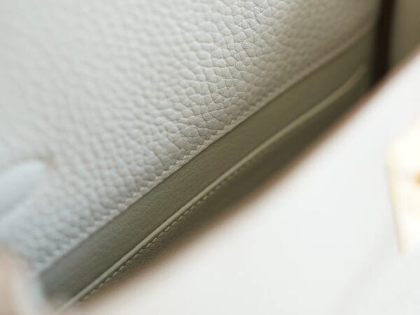 389626a74f5adfb Handmade Hermes Kelly Ado Backpack 22cm Clemence 80 Gris Pearl Gold Hardware