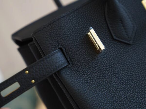 3925d848bc6da07 New Arrival Hermes CK89 Nior Birkin 30CM Togo Leather Gold Hardware