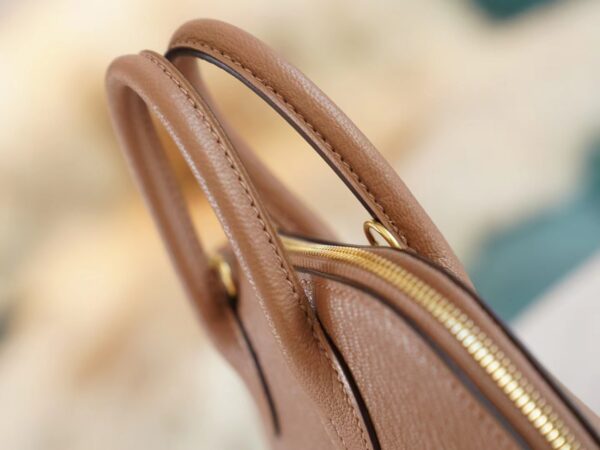 39d1e528509d368 New Arrival God Factory Bags Hermes Mini Bolide18CM 2J Quebracho Chevre Leather Gold Hardware