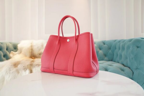 3b79e21e65c2f6c God Factory Bags Factory Hermes Garden Party36CM A5 Bougainvller Togo Leather Silver Hardware