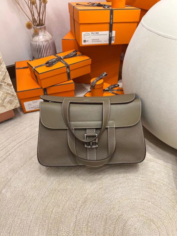 3b9c7a1fcb85366-1-1 Canada Ottawa Hermes Halzan 25 Faubourg Barenia 46 Ebene Silver Hardware