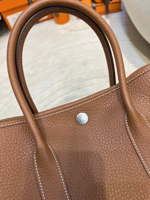 3f010083c8930b3-jpg Taiwan Hermes 37 Gold Negonda Leather Garden Party 30 Silver Hardware