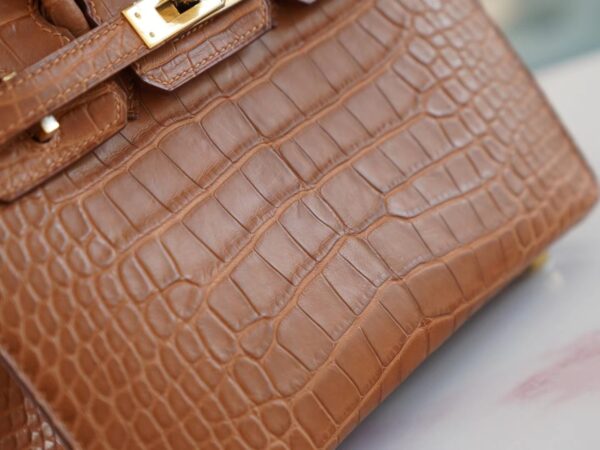 3f3a338a9cecea4 Canada Toronto Hermes Birkin Sellier 20CM 37 Gold Matte Alligator Gold Hardware