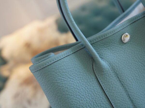 40c99b16614cbbc Sale God Factory Bags Hermes Garden Party30CM 7G Cile Negonda Leather Silver Hardware