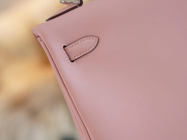 430163a41aaa630 Qatar Doha Hermes Kelly 25CM Swift 3Q Rose Sakura Silver Hardware