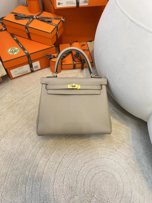437f3aa98c8a71e-jpg-1 Hermes Kelly 25CM 81 Gris Tourterelle Togo Leather Gold Hardware