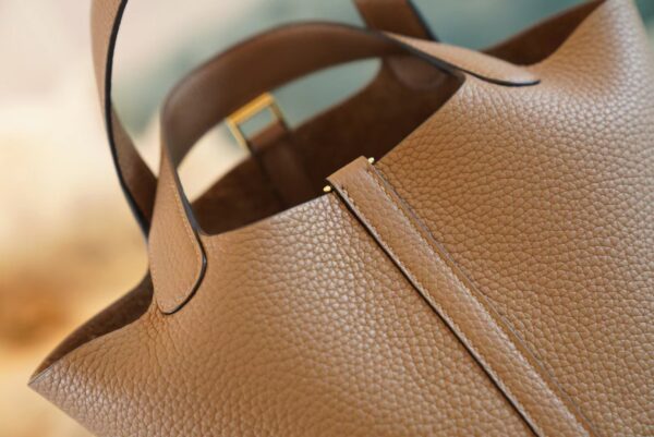 451751ecccc5623 God Factory Bags Hermes Picotin Bag18CM D0 Berge De Weimer Clemence Leather Gold Hardware