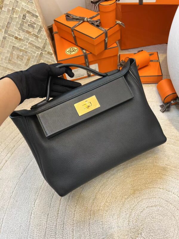 45b960b70be5cd8-1 Canada Ottawa Hermes Kelly 2424 29CM Togo 89 Noir Gold Hardware