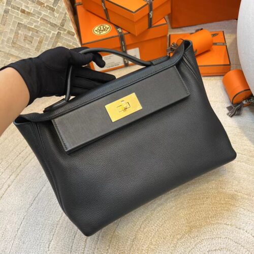Canada Ottawa Hermes Kelly 2424 29CM Togo 89 Noir Gold Hardware