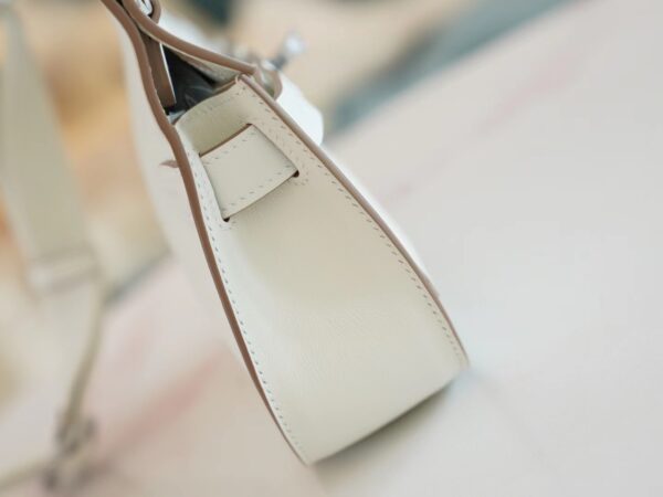 471d1d1e01c60ce Hermes Factory Jypsiere Mini 23CM Swift 0T Mushroom Silver Hardware