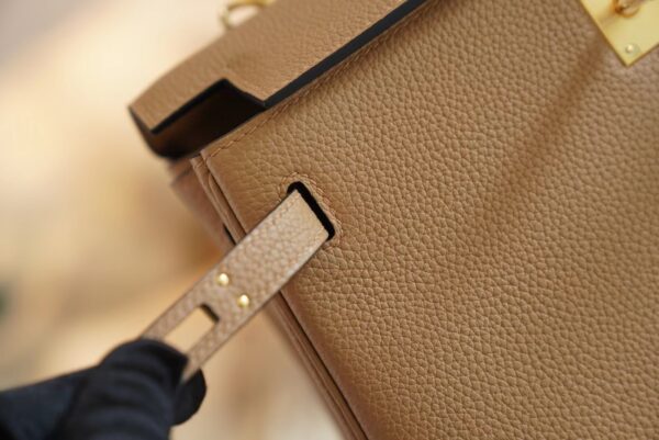4766410af852e1c Sale God Factory Bags Hermes 0M Chai Togo Leather Kelly 25CM Tote Bag Gold Hardware