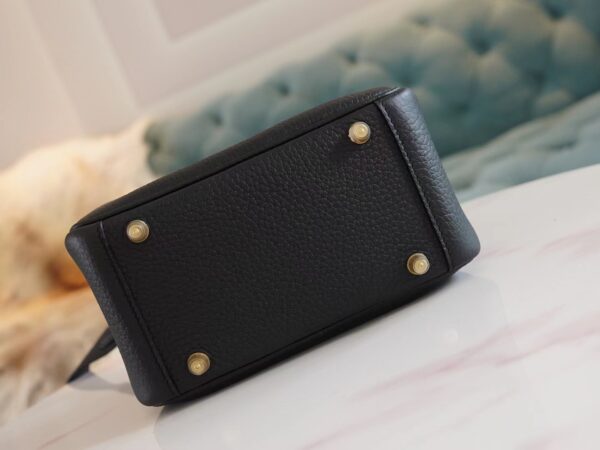 4a3d6c633cb273d Full Handmade Hermes Mini Lindy 19CM CK89 Nior Clemence Gold Hardware