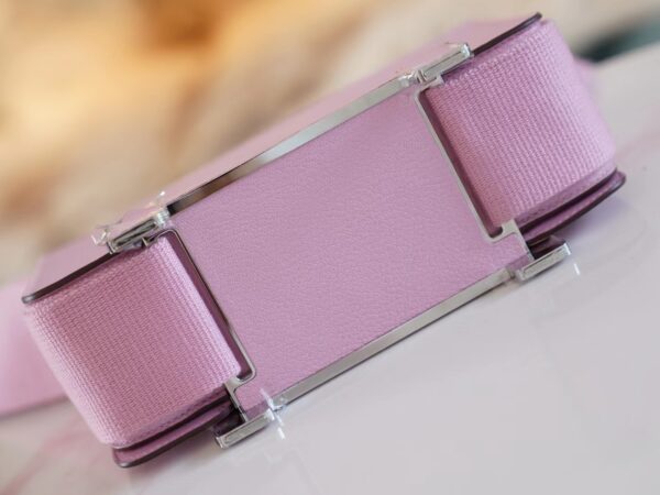 4a516390aa2462b Hermes Bag Price Geta 20CM Chevre Mysore X9 Mauve Sylvestre Silver Hardware