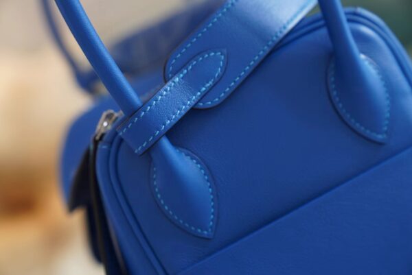4ab5ce0360c2f18 Wholesale Hermes Blue France Lindy 26CM Swift Leather Silver Hardware