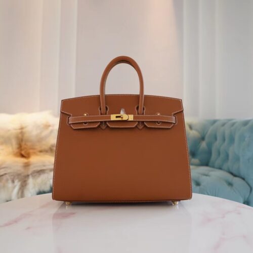 Saudi Arabia Riyadh Hermes Birkin Sellier 25CM 37 Gold Epsom Gold Hardware