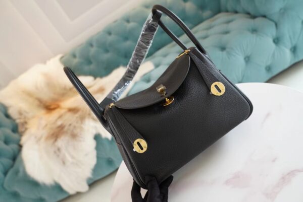 4cb78cf717ad778-1 Wholesale God Factory Bags Hermes Lindy Bag26CM 89 Nior Clemence Leather Gold Hardware
