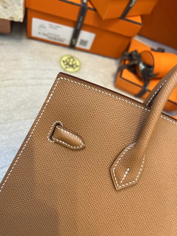 4d536fd87cb1fc5 Handmade Hermes Birkin Sellier 25CM 37 Gold Epsom Gold Hardware
