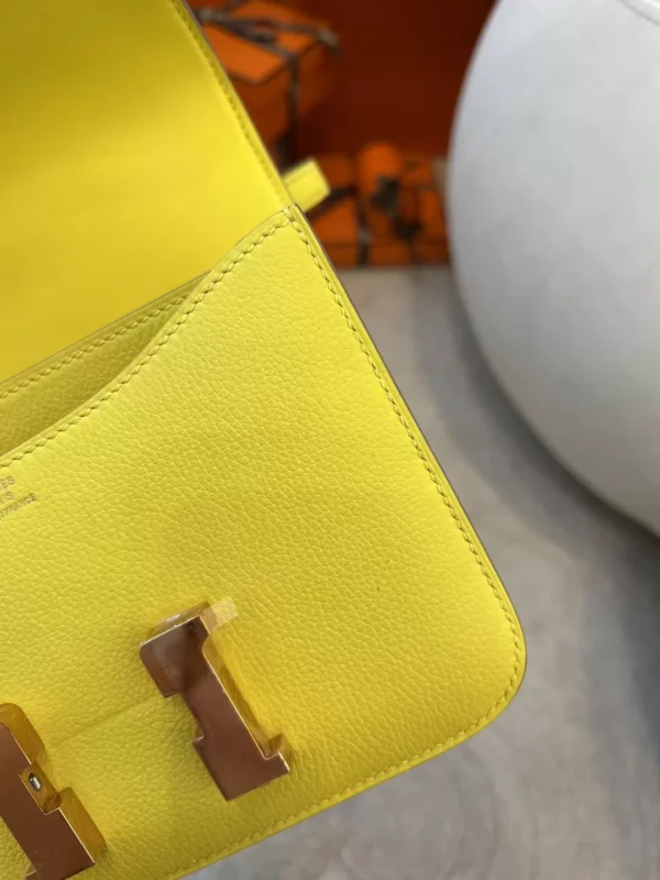 4d5924f6d754821-jpg Hermes Boutique Constance 19CM 9R Lime Evercolor Rose Gold Hardware
