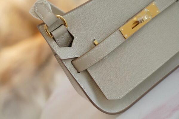 4e65268c26e575d God Factory Bags Factory Hermes 8L Beton Jypsiere Mini 23CM Evercolor Leather Gold Hardware