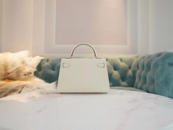 4fad00bd82f3ace God Factory Bags Hermes Chevre Leather Mini Kelly 19CM 0T Mushroom Gold Hardware
