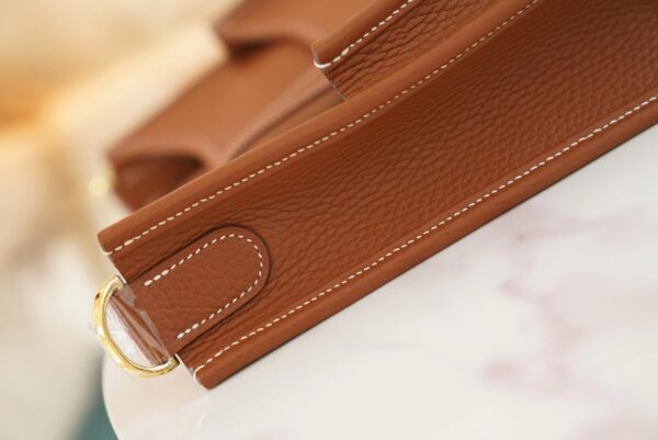 508ce4b2e19e9f5 Discount God Factory Bags Hermes Evelyne Shoulder Bag29CM CK37 Gold TC Leather