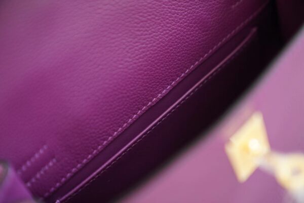 535d9c5a0ce1a3b 【God Factory Bags】Handmade Hermes Kelly Danse 22CM P9 Anemone Evercolor Leather