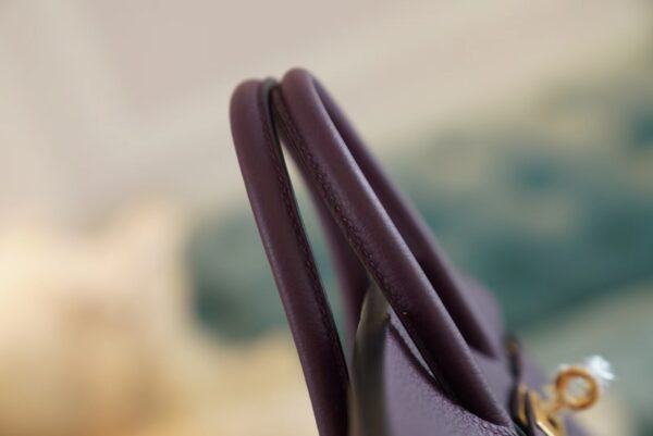 561f68d015247fc USA New York Hermes Birkin 25CM Togo 59 Raisin Gold Hardware