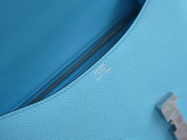 565fb3cb5052127 God Factory Bags Hermes P3 Blue De Nord Epsom Constance 24CM Silver Hardware