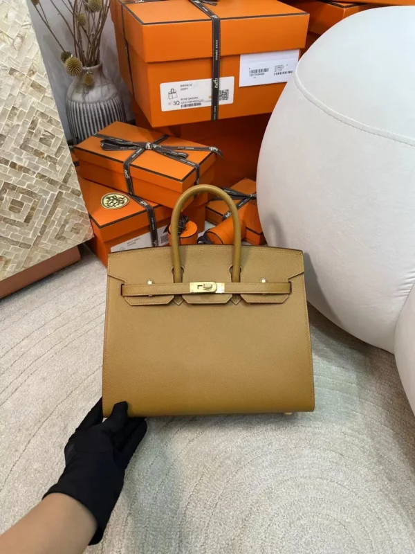 580c364a0ed269a-jpg-1 Handmade Hermes Birkin Sellier 25CM 2S Sesame Epsom Leather Gold Hardware